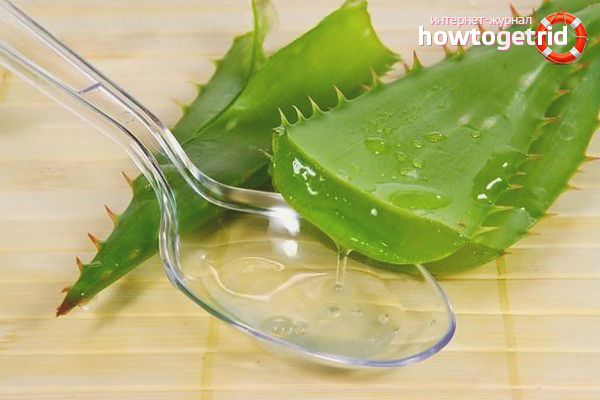 Aloe juice for hair