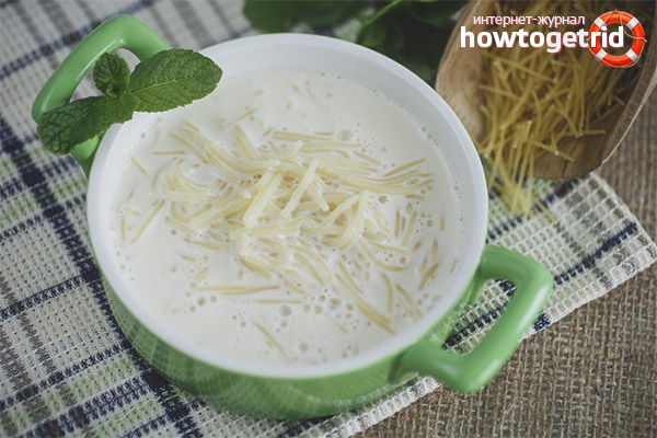 How to Make Milk Vermicelli Soup