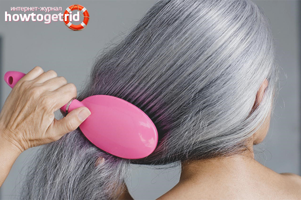 How to remove gray hair