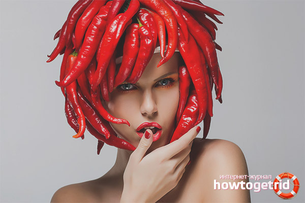 Masks with pepper repair for hair restoration