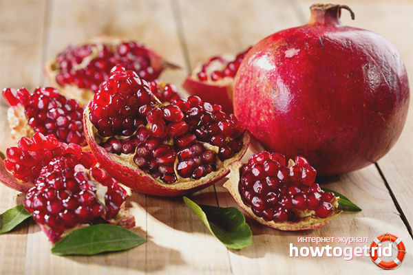 Useful properties and contraindications of pomegranate
