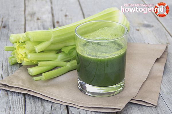 Useful properties and contraindications of celery juice