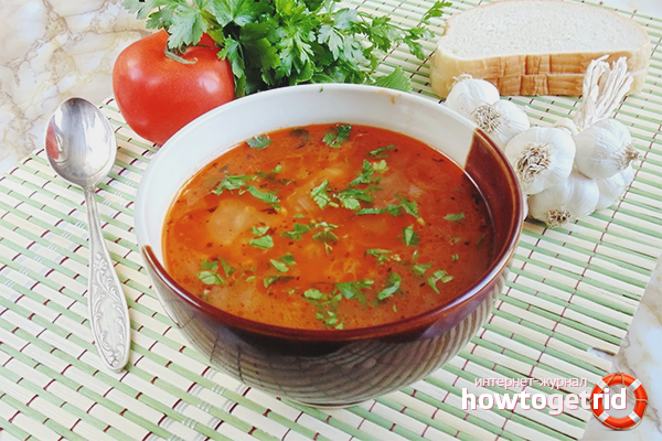 Kharcho soup with chicken