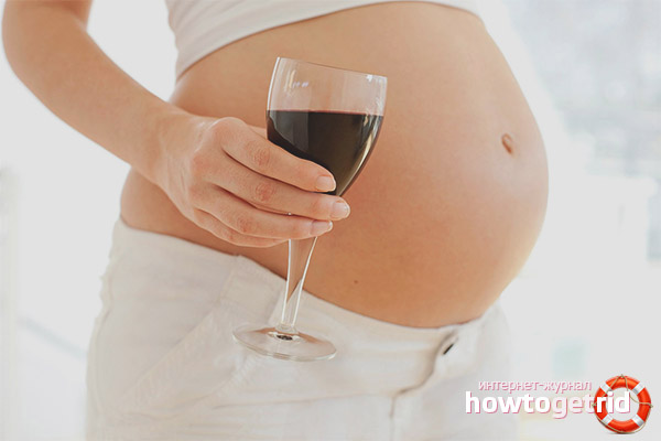 Non-alcoholic wine during pregnancy