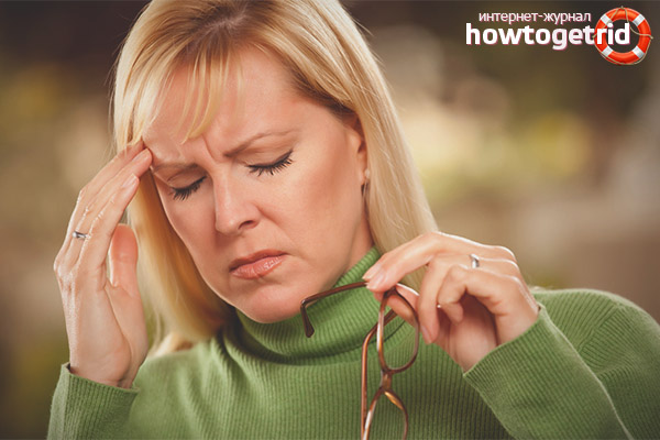 How to get rid of dizziness with menopause
