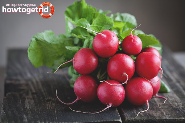 How to apply radish during pregnancy