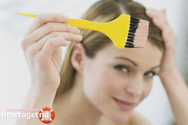 Is it possible to dye the hair of a nursing mother