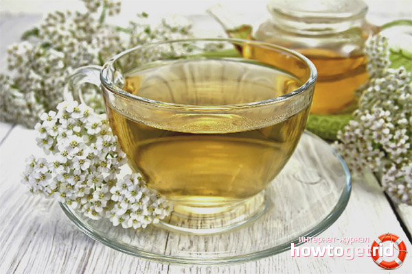 Yarrow infusion for heartburn during pregnancy