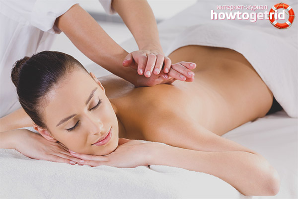 General rules for conducting massage events during menstruation