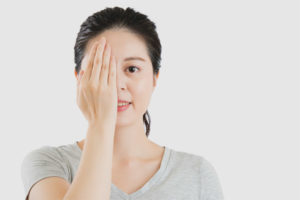 One eye sees worse than the other