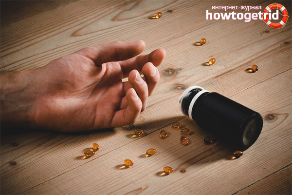 First aid in case of overdose of vitamin D