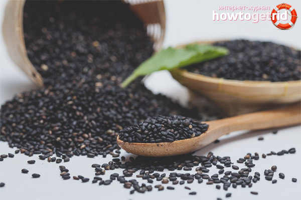 Useful properties and contraindications of black sesame seeds