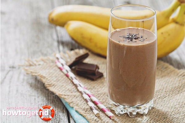 Chocolate Smoothie with Banana