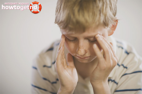 Gehirnerschütterung bei einem Kind