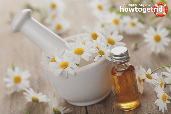 Ways to use camomile tincture