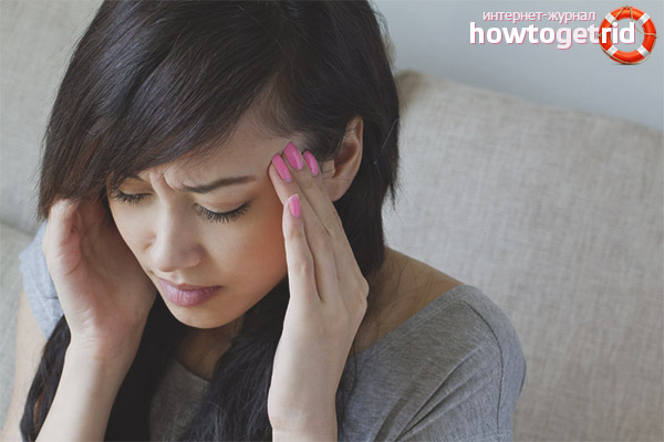 It gets dark in my eyes and dizzy