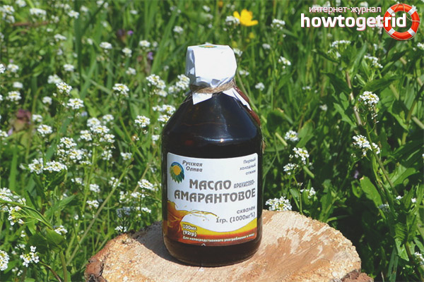 How to use amaranth oil