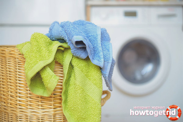 How to clean dirty kitchen towels