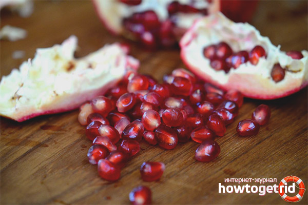 Indications and contraindications for pomegranate peels