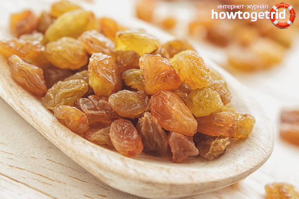 The use of raisins during pregnancy