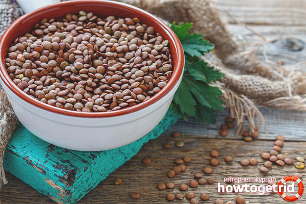 Lentils for breastfeeding