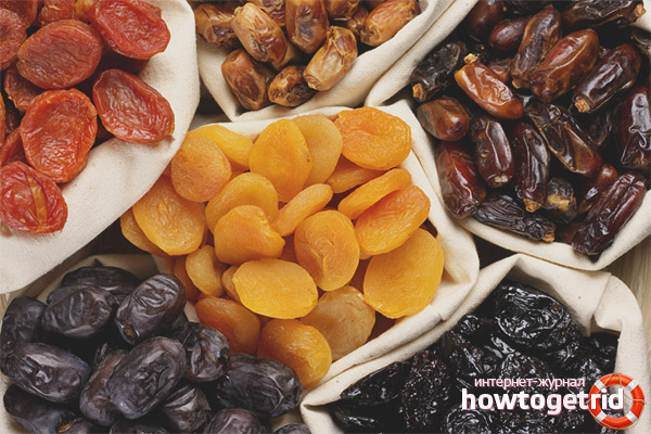 Acceptable dried fruits for breastfeeding