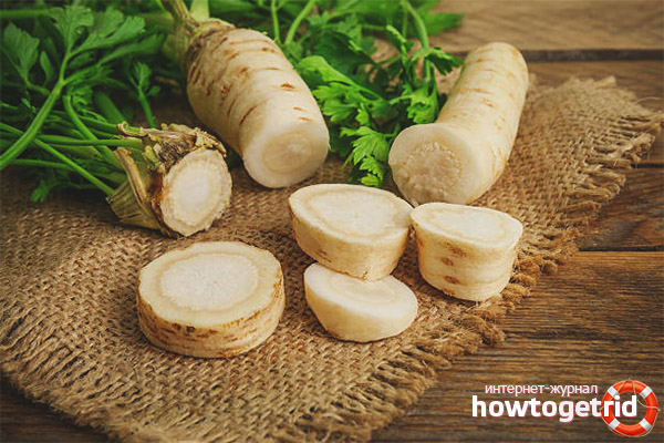 Using parsley root in recipes