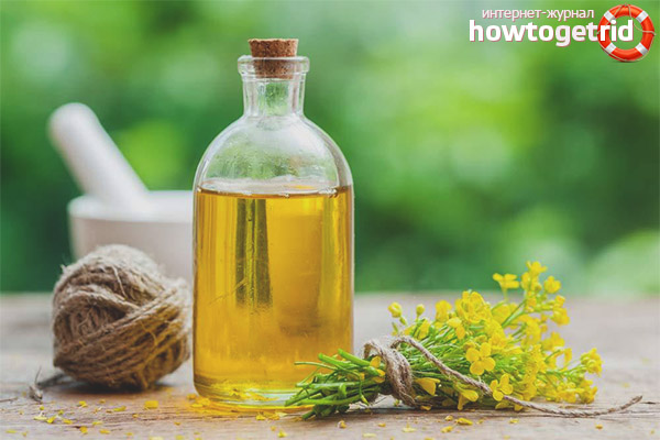 The use of rapeseed oil in cosmetology