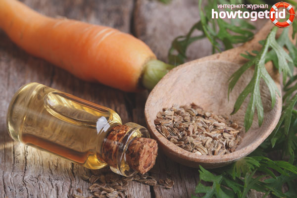 Carrot seed essential oil