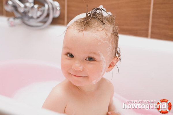 How to bathe a child with chickenpox