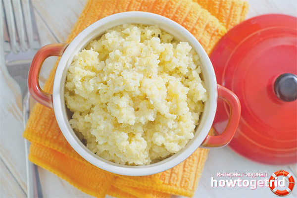 How to cook millet for a nursing mother