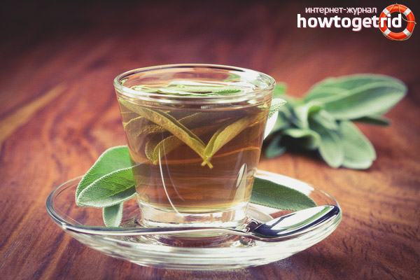 How to make sage for throat treatment