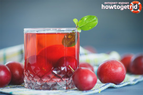 How to cook compote from plums