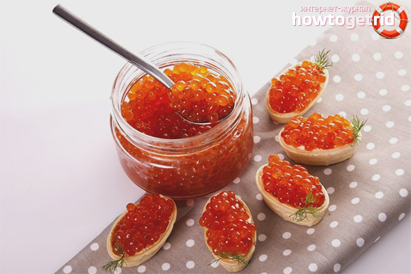 How to choose red caviar