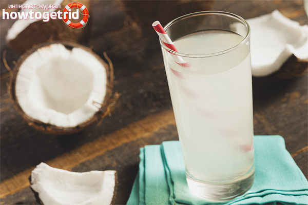 À qui l'eau de coco est contre-indiquée