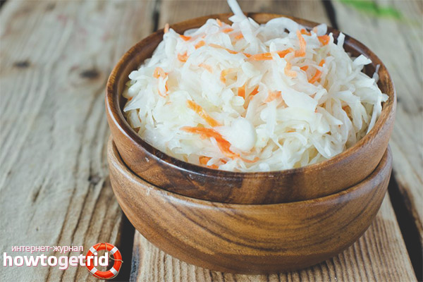 Sauerkraut for breastfeeding