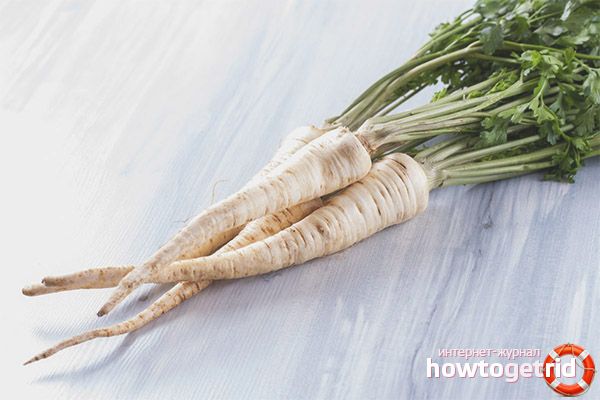 Medicinal properties and contraindications of parsley root