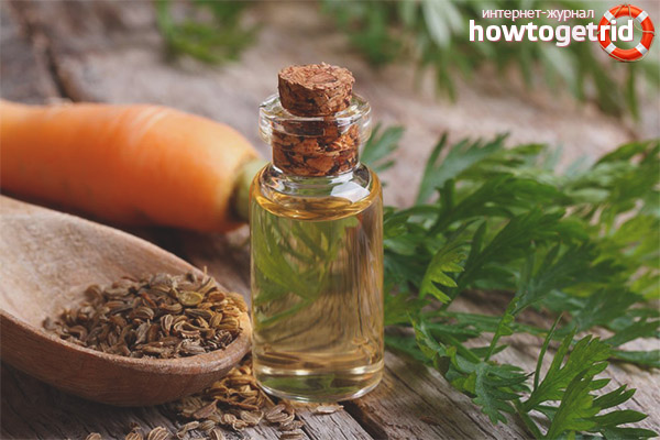 Carrot oil in cosmetology