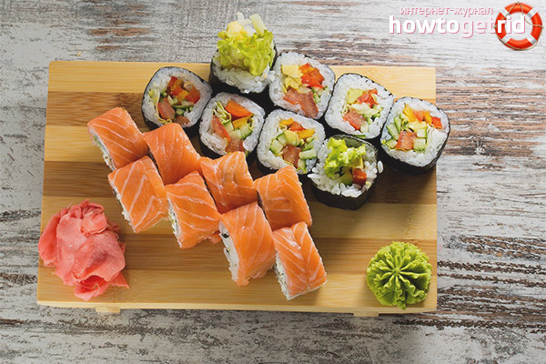 Can pregnant women eat sushi and rolls?