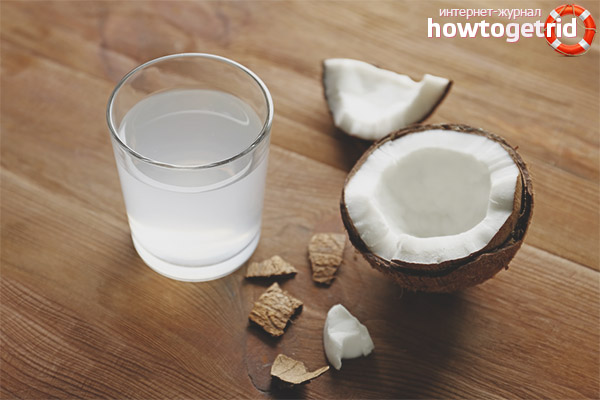 Differences between Coconut Milk and Water