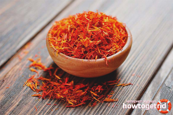 Useful properties and application of saffron