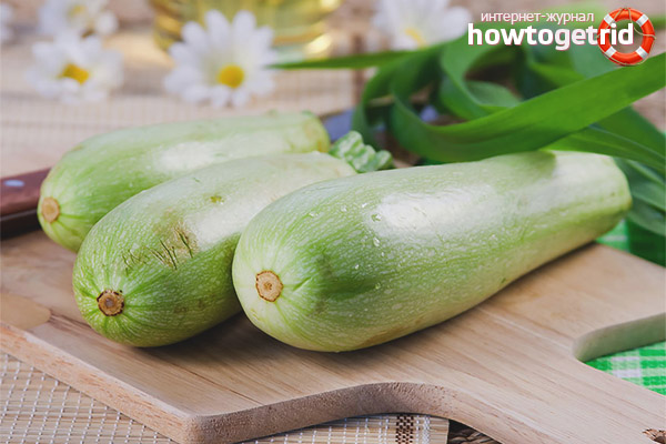 Useful properties of zucchini
