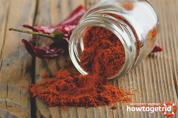 The benefits and harms of red ground pepper