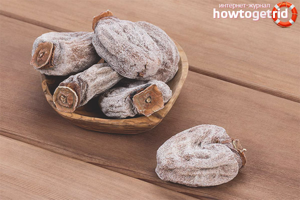 The benefits and harms of dried persimmons