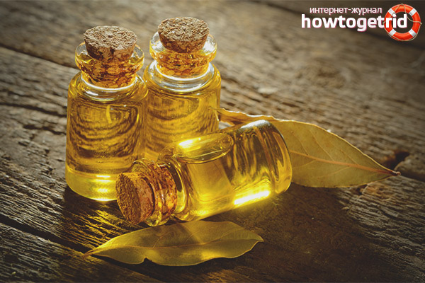 The use of tea tree ether