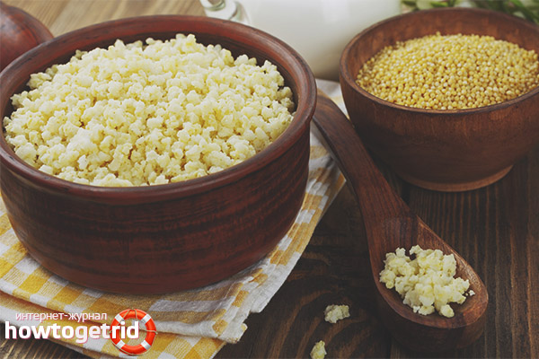 Millet porridge during breastfeeding
