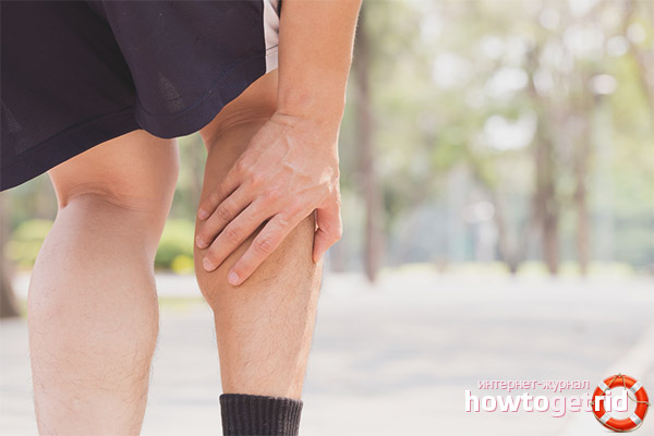 Cramps in the calf muscles