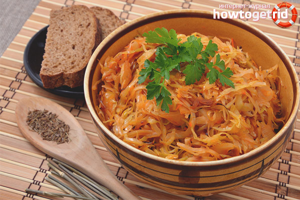 Breast-stewed cabbage