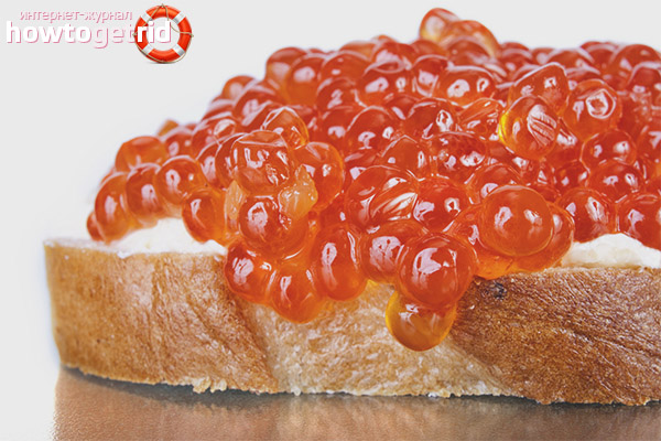 The harm of red caviar