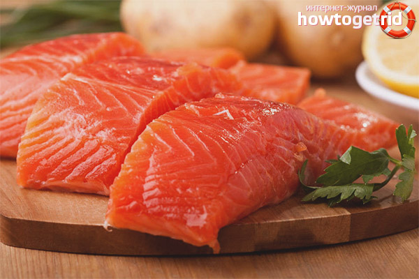 The harm of red fish when breastfeeding